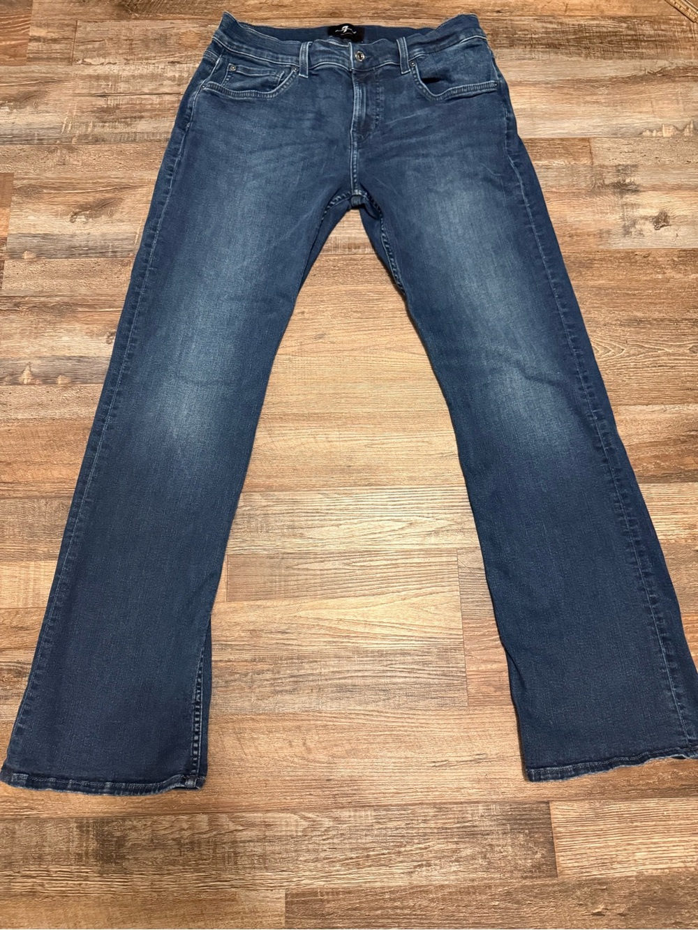 7 For All Mankind Women’s Bootcut Jeans in Faded Indigo Size 32 EUC